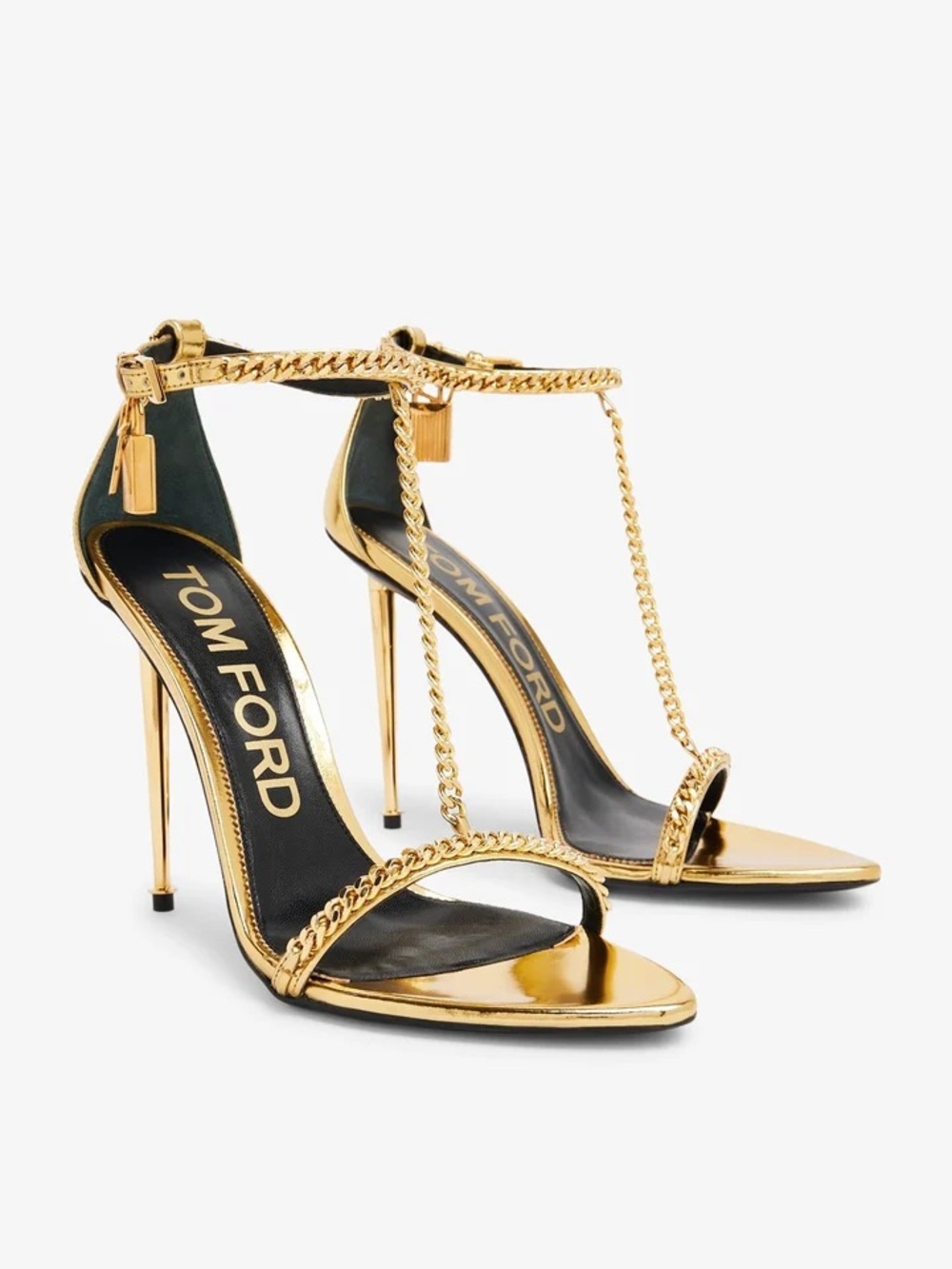 Tom Ford Padlock Chain Sandals